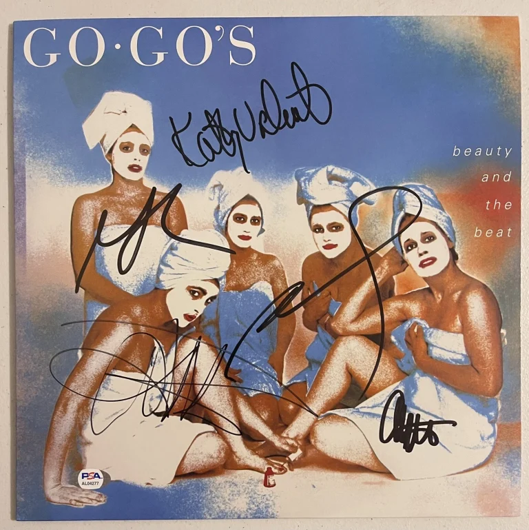 The Go Go’s Signed Autographed LP Album All 5 Members Beauty & The Beat PSA/DNA
