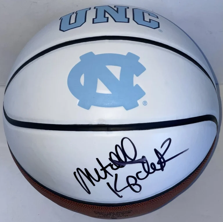 Mitch Mitchell Kuchak Signed Autographed UNC Tar Heels Lakers Basketball PSA/DNA
