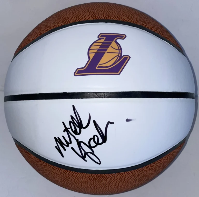 Mitch Mitchell Kuchak Signed Autographed UNC Tar Heels Lakers Basketball PSA/DNA