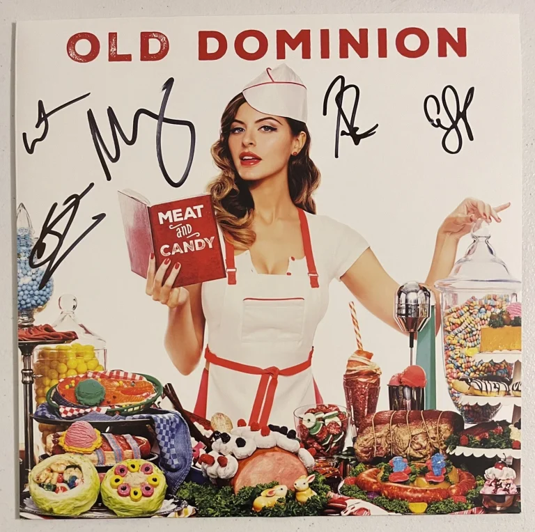 Old Dominion Signed Autographed LP Album Vinyl By All 5 Meat & Candy JSA