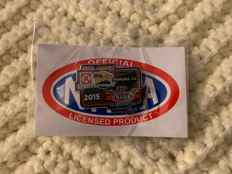 2015 Winternationals Pomona NHRA Top Eliminator Collector Lapel Pin