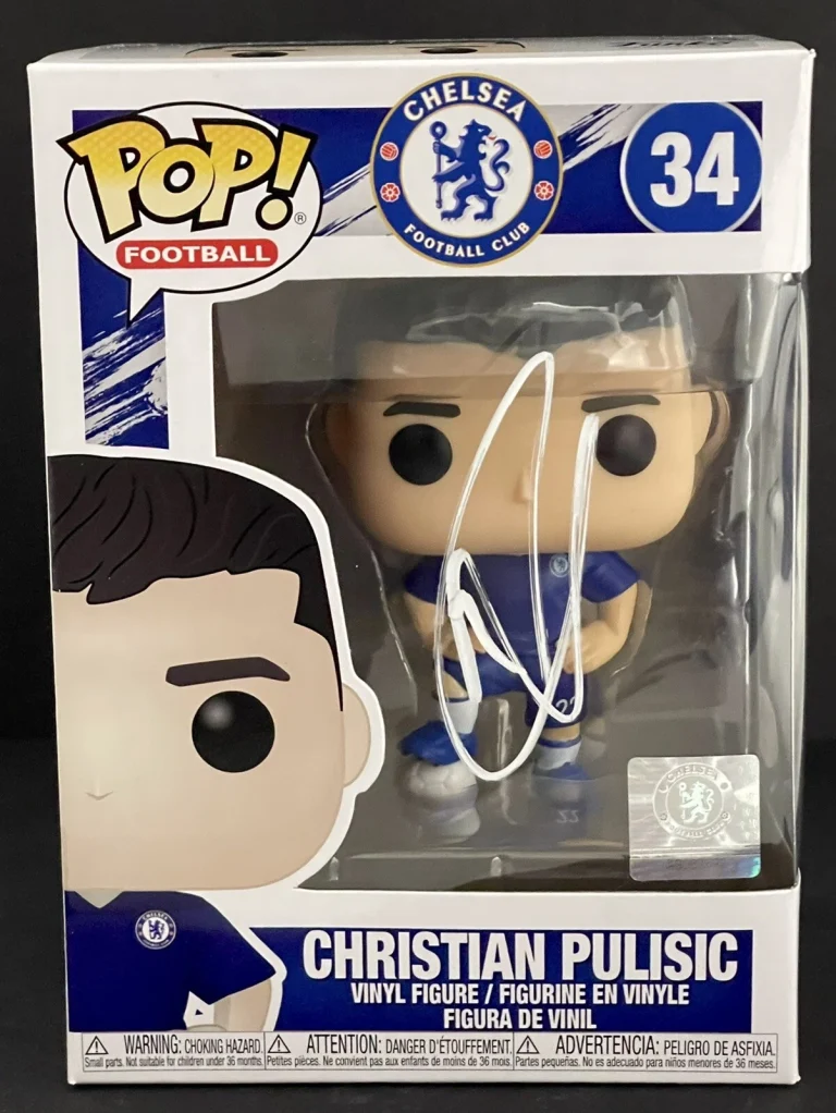Christian Pulisic Signed Autographed Chelsea FC Funko Pop Vinyl PSA/DNA Team USA