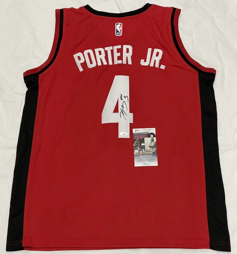 Kevin Porter Jr Signed Autographed Houston Rockets Jersey JSA