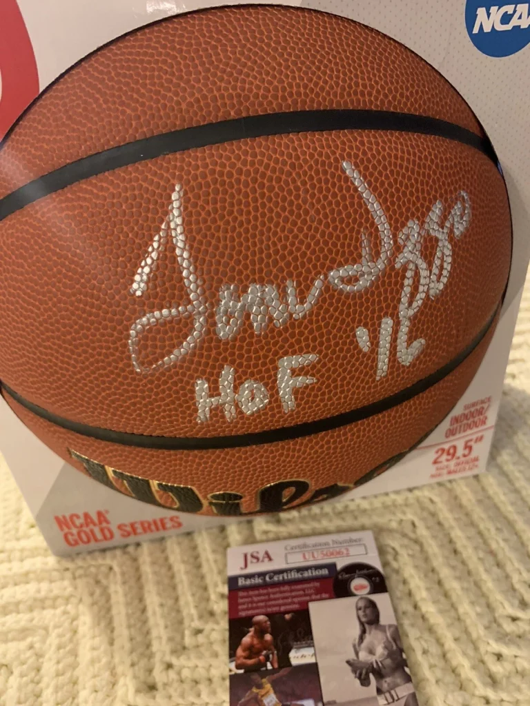 Tom Izzo Signed NCAA Basketball Autographed JSA COA Authentication MSU Spartans
