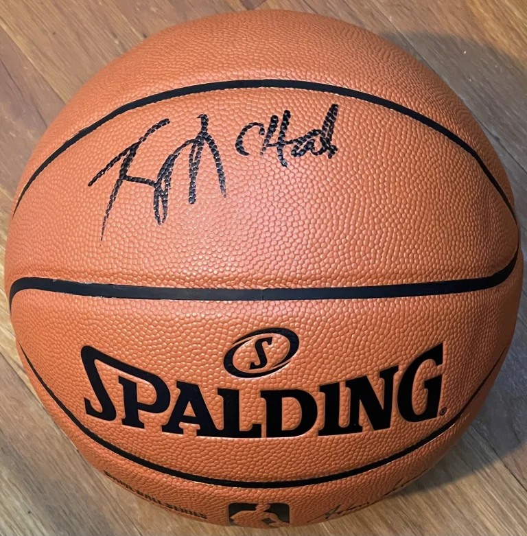 Kevin Mchale Signed Autographed Boston Celtics NBA Game Basketball JSA