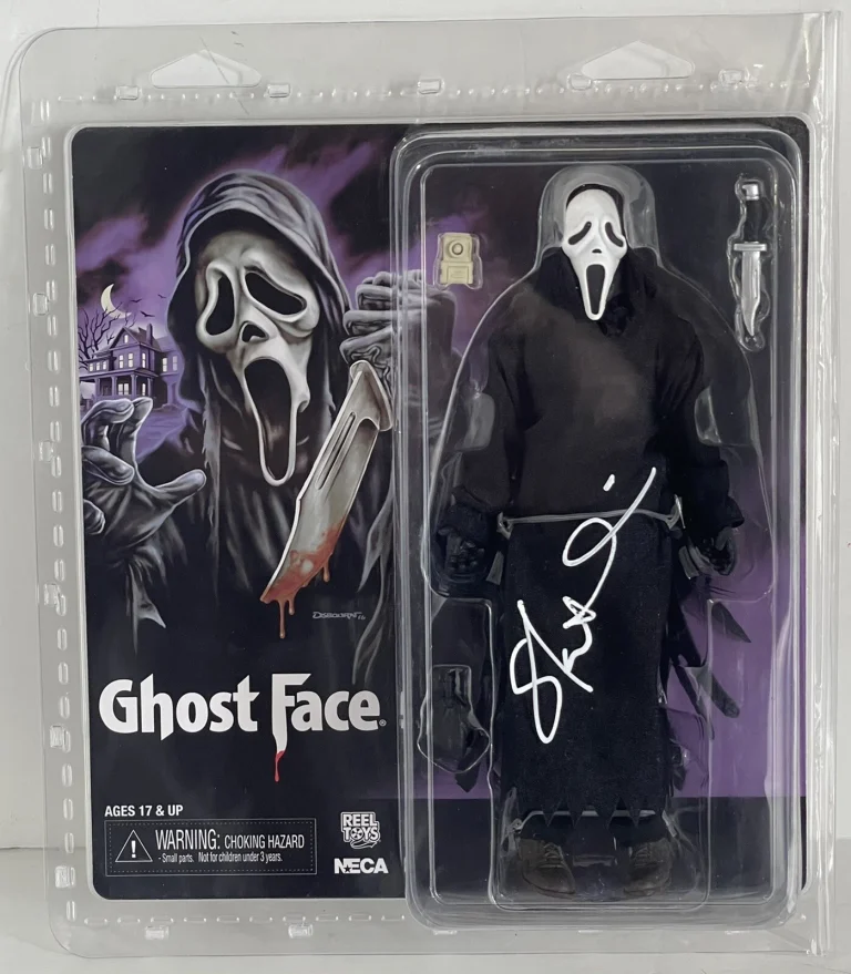 Skeet Ulrich Signed Autographed Scream Ghostface NECA Reel Toys Figure PSA/DNA