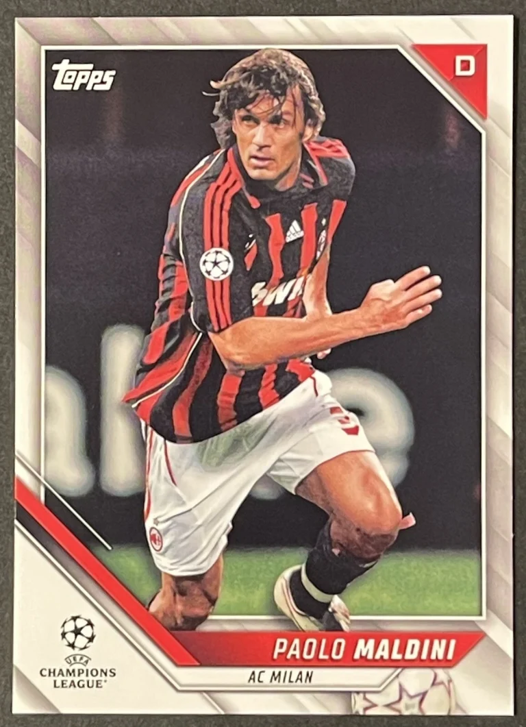 2021-22 Topps UEFA Champions League PAOLO MALDINI Image Variation SP #179 MILAN