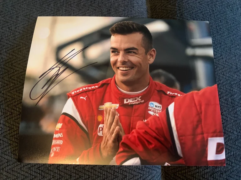 Scott McLaughlin Signed Indianapolis Indy 500 8 X 10 Photo Autographed