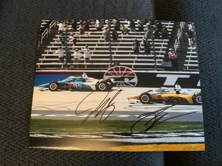 Scott McLaughlin Josef Newgarden Signed Indianapolis Indy 500 8 X 10 Photo 2022