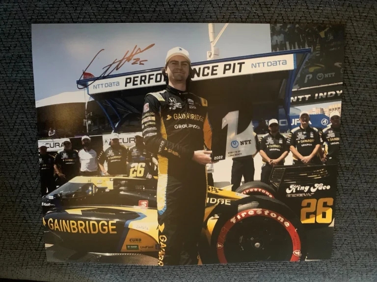 Colton Herta Indy 500 Signed 8 X 10 Photo Indianapolis Autographed