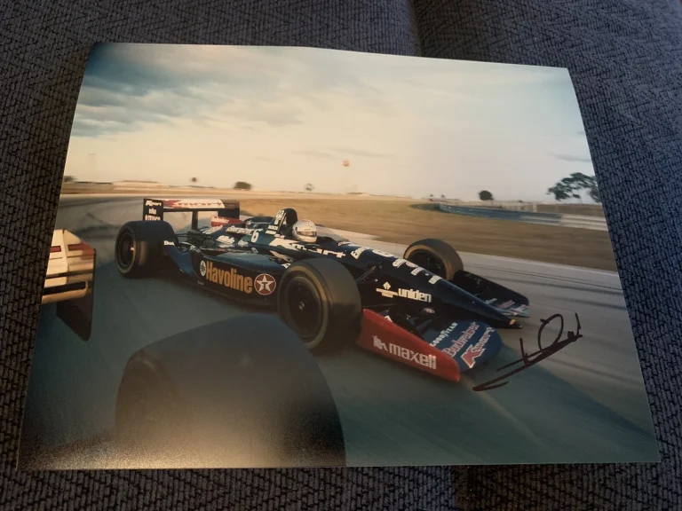 Mario Andretti Signed Indy 500 8 X 10 Car Photo Autographed Indianapolis