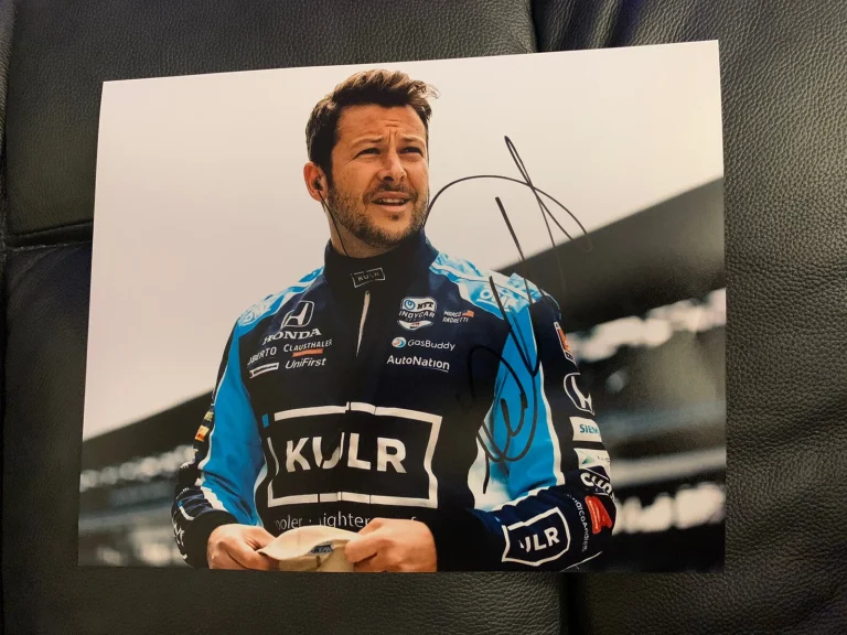 Marco Andretti Signed Indy 500 Car Photo Autographed 8 X 10 2022