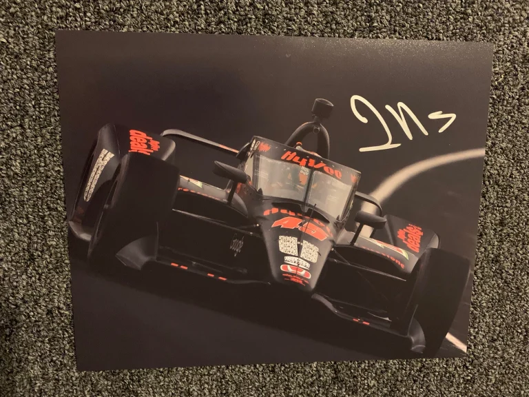 Jack Harvey Indy 500 Signed 8X10 Photo Indianapolis Autographed 2022
