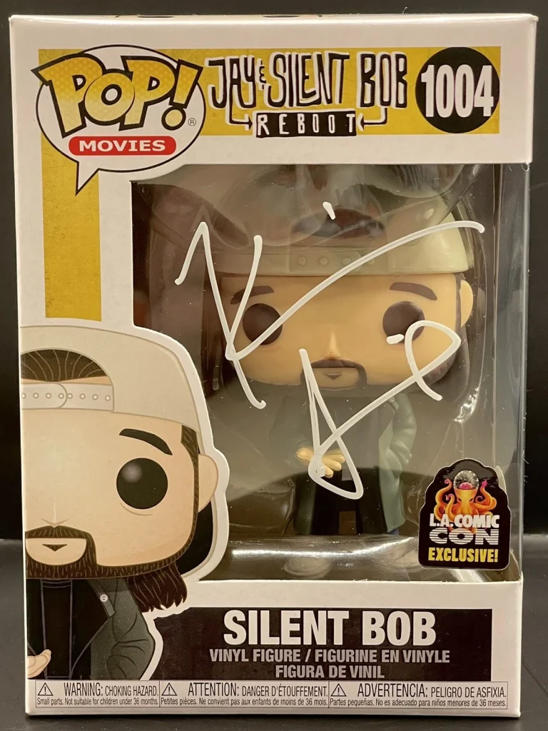 Kevin Smith Signed Jay & Silent Bob Funko Pop Amazon LA Comic Exclusive JSA