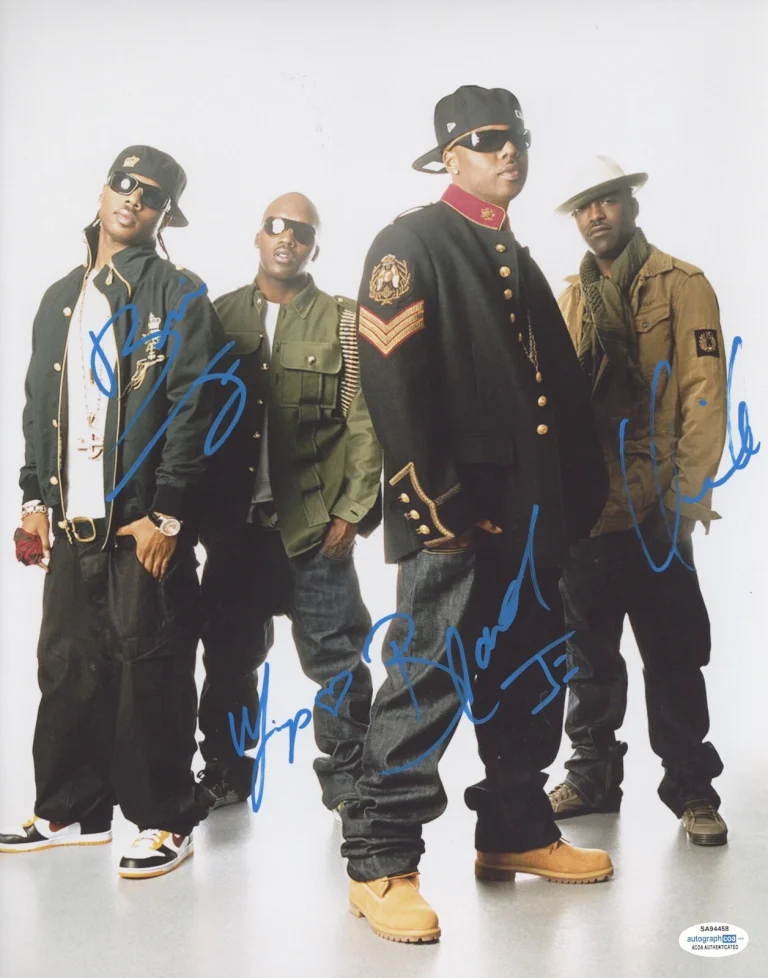 JAGGED EDGE R&B SIGNED AUTOGRAPH 11x14 PHOTO ACOA COA FULL GROUP