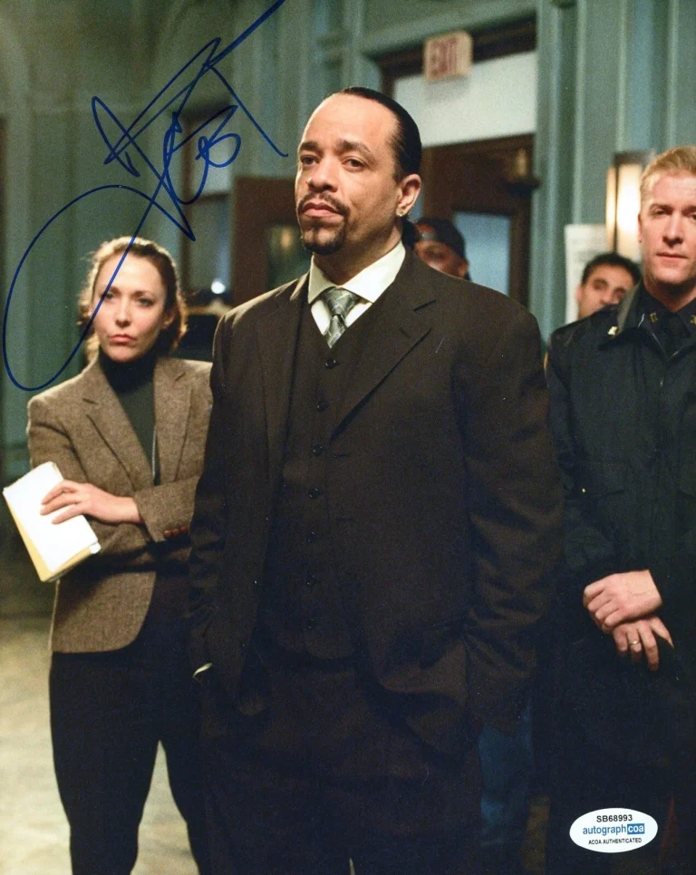 ICE T SIGNED AUTOGRAPH 8x10 PHOTO PICTURE ACOA LAW & ORDER SVU RAPPER