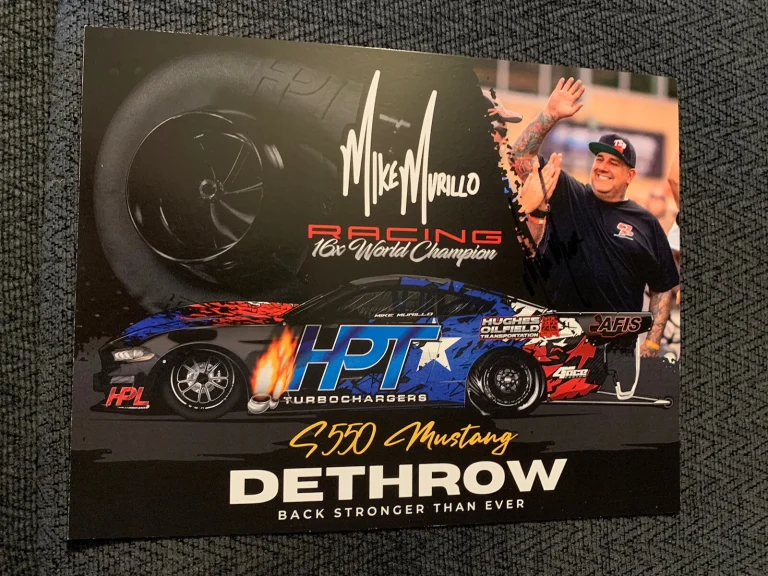 Street Outlaws Mike Murillo Signed Promo Card 2022 PRI Autographed