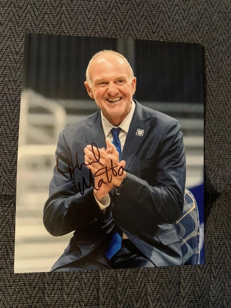 Coach Thad Matta Signed 8x10 Photo NCAA Basketball Butler Bulldogs