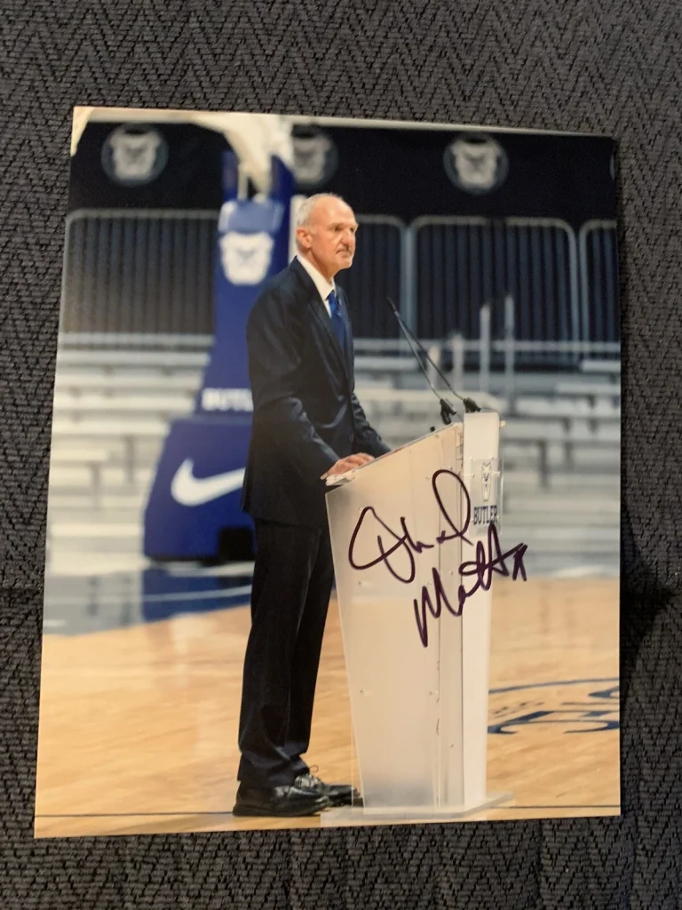 Coach Thad Matta Signed 8x10 Photo NCAA Basketball Butler Bulldogs