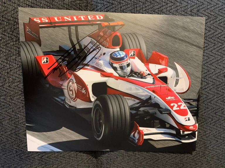 Takuma Sato Indy 500 Signed 8 X 10 Photo Indianapolis Autographed Formula 1 One