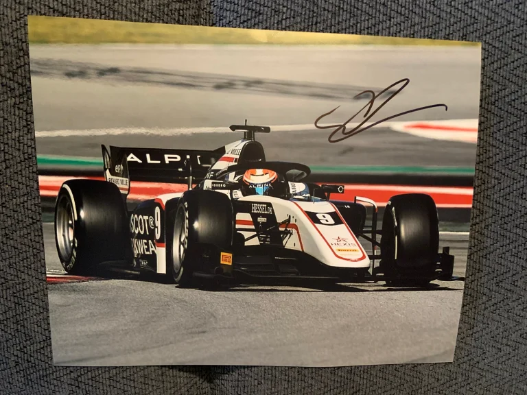 Christian Lundgaard Indy 500 Signed 8 X 10 Photo Indianapolis Auto Formula 1