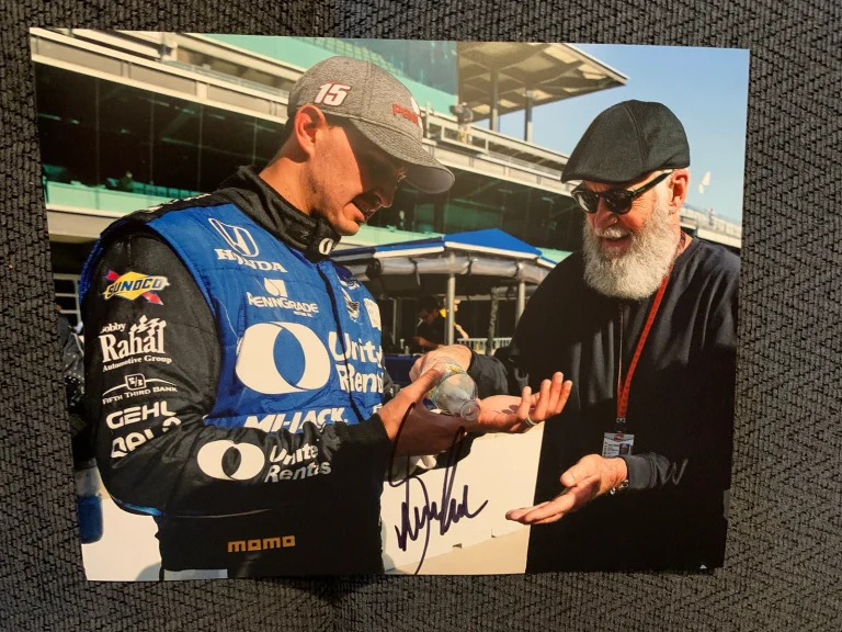 Graham Rahal Signed Indy 500 Indianapolis 8 X 10 Photo Autographed