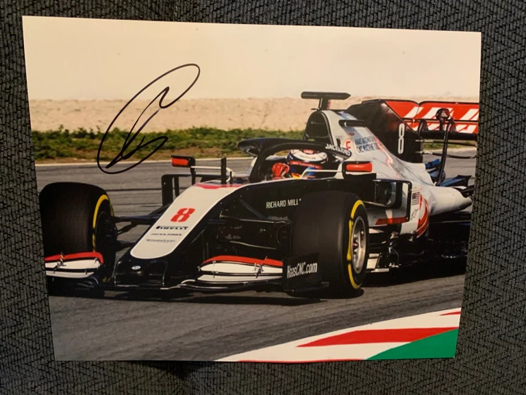 Romain Grosjean Indy 500 Signed 8 X 10 Photo Indianapolis Autographed Formula 1