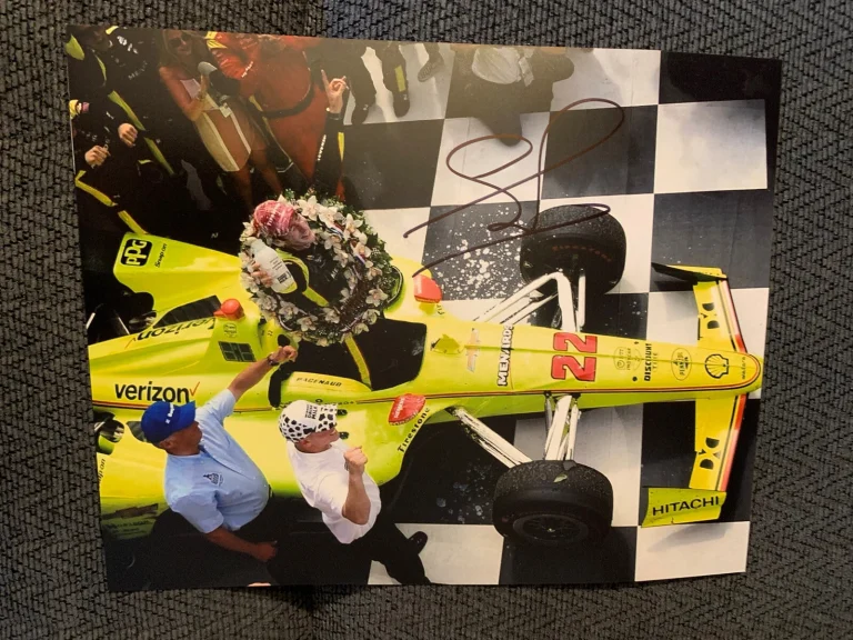 Simon Pagenaud Indy Car Signed 8 X 10 Photo Indianapolis 500 Autographed 2019