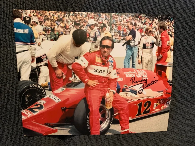 Randy Lanier signed Indy 500 Indianapolis 8 X 10 Photo  Autographed 1986