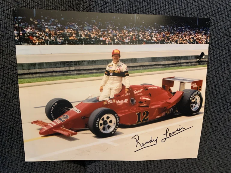 Randy Lanier signed Indy 500 Indianapolis 8 X 10 Photo  Autographed 1986