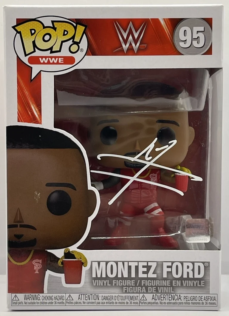 Montez Ford Signed Autographed WWE Funko Pop JSA COA Superstar