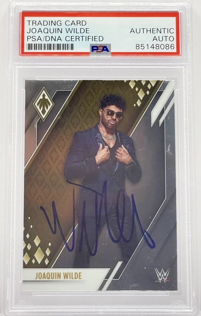 Joaquin Wilde Signed 2022 Chronicles Phoenix WWE Card PSA/DNA Slabbed