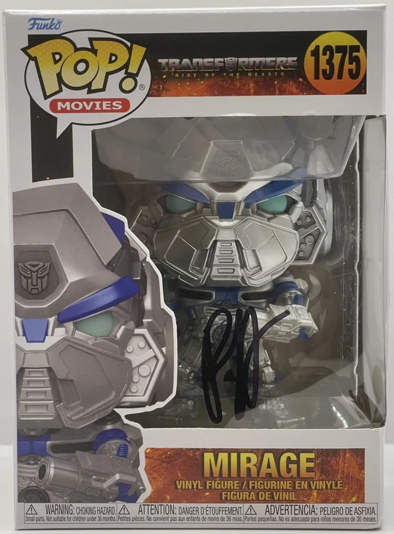 Pete Davidson Signed Autographed Mirage Transformers Funko Pop JSA COA
