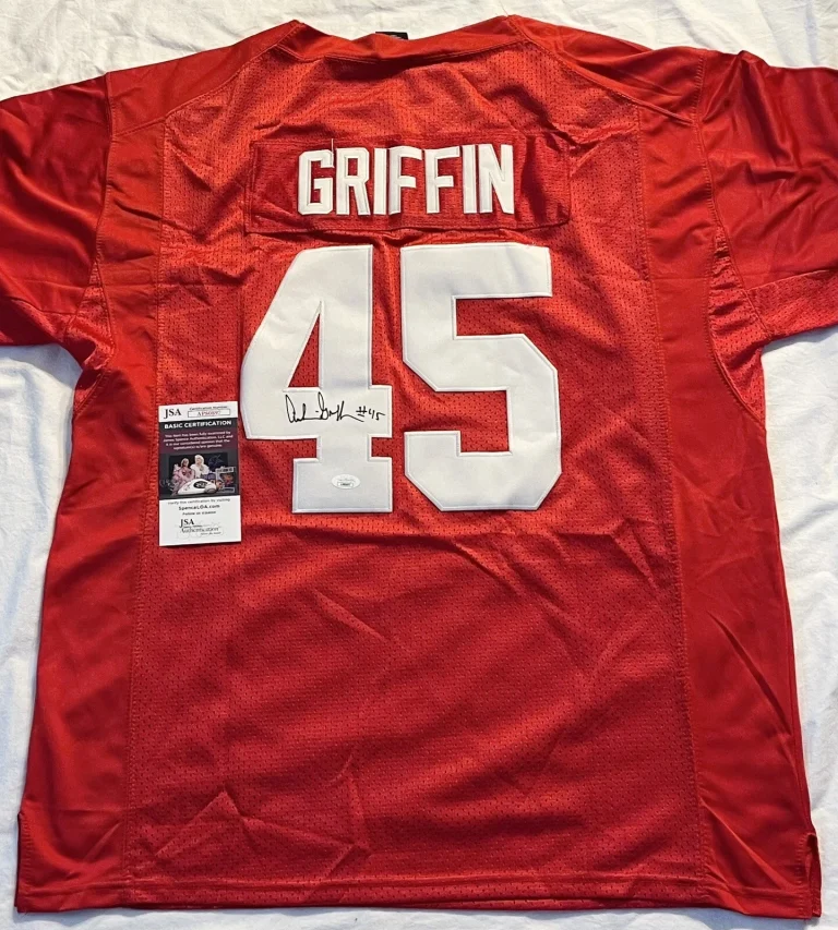 Archie Griffin Signed Autographed Ohio State Buckeyes Jersey JSA COA 2x Heisman