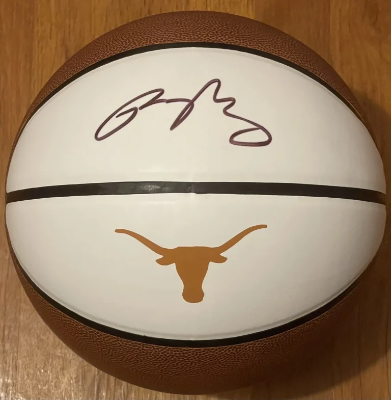 Rodney Terry Signed Autographed Texas Longhorns Logo Basketball PSA/DNA