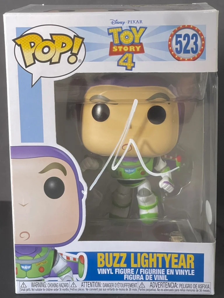 Tim Allen Signed Autographed Toy Story 4 Buzz Lightyear Funko Pop JSA Coa