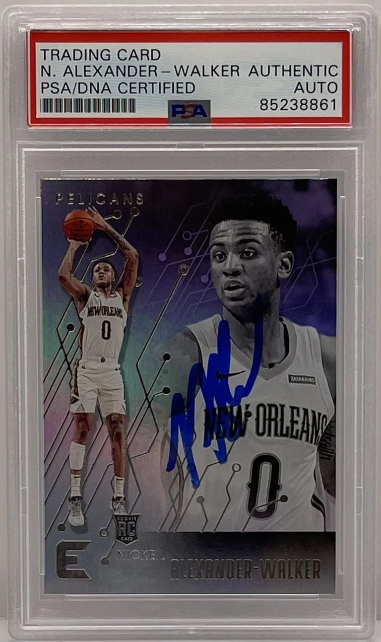 Nickeil Alexander Walker 2019-20 Essentials Rookie Card Pelicans PSA/DNA Slabbed