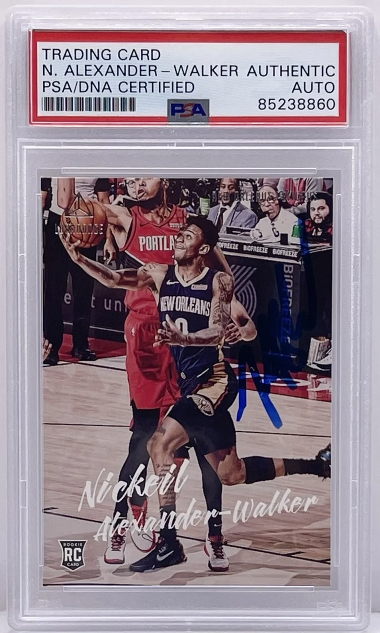 Nickeil Alexander Walker 2019-20 Luminance Rookie Card Pelicans PSA/DNA Slabbed