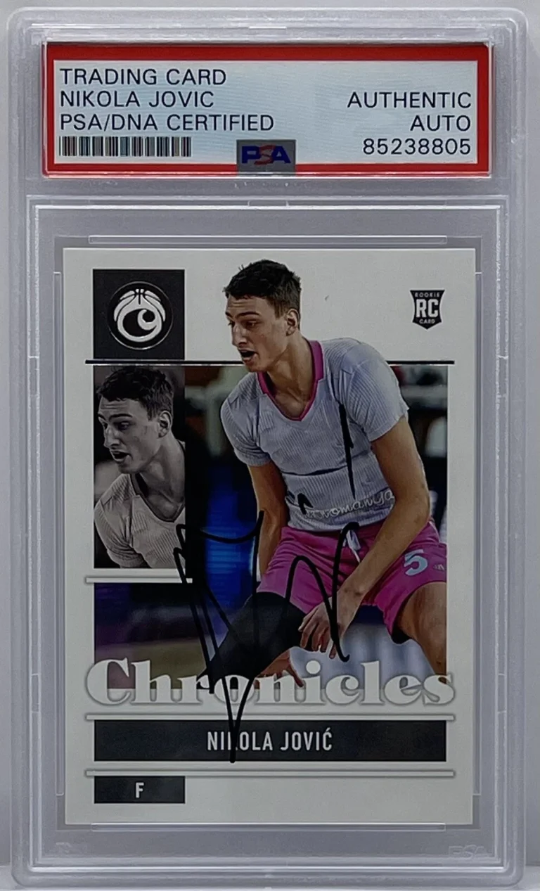 Nikola Jovic Signed 2022-23 Chronicles Rookie Card Miami Heat PSA/DNA Slabbed