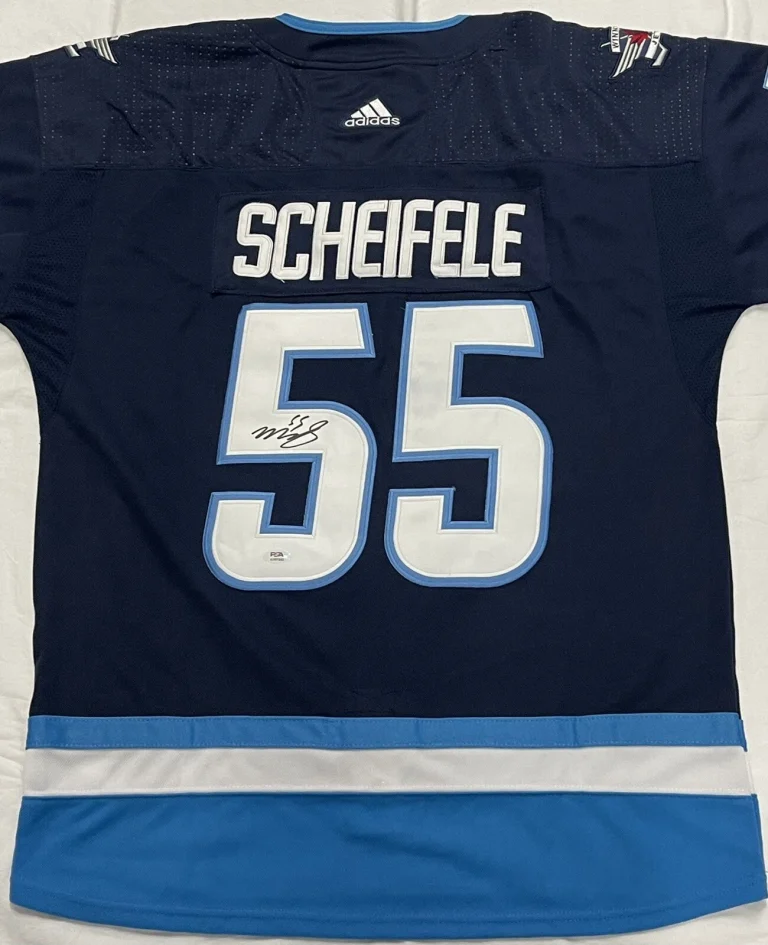 Mark Scheifele Signed Autographed Winnipeg Jets Jersey PSA/DNA Coa