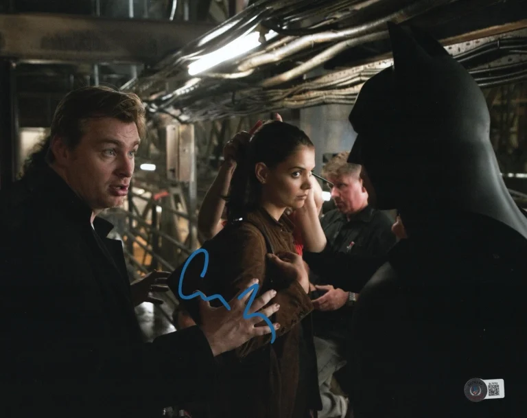 Christopher Nolan Signed Autograph The Dark Knight 11x14 Photo Beckett COA