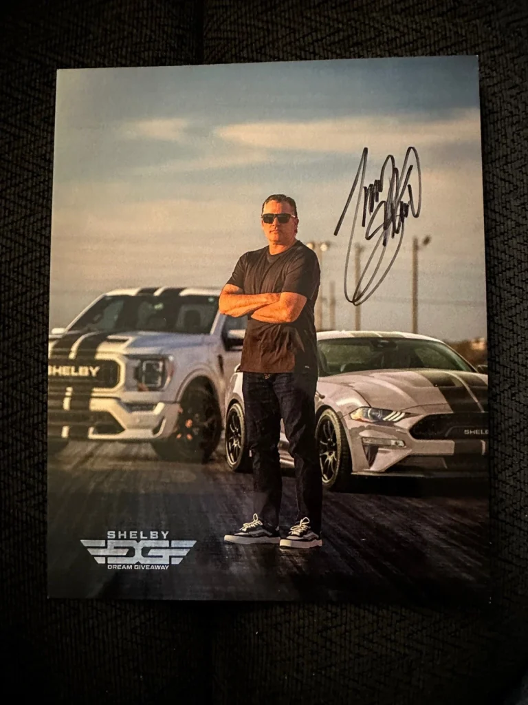 Tony Stewart Signed Promo Hero Card 2024 NHRA Drag Racing Rare PRI Only
