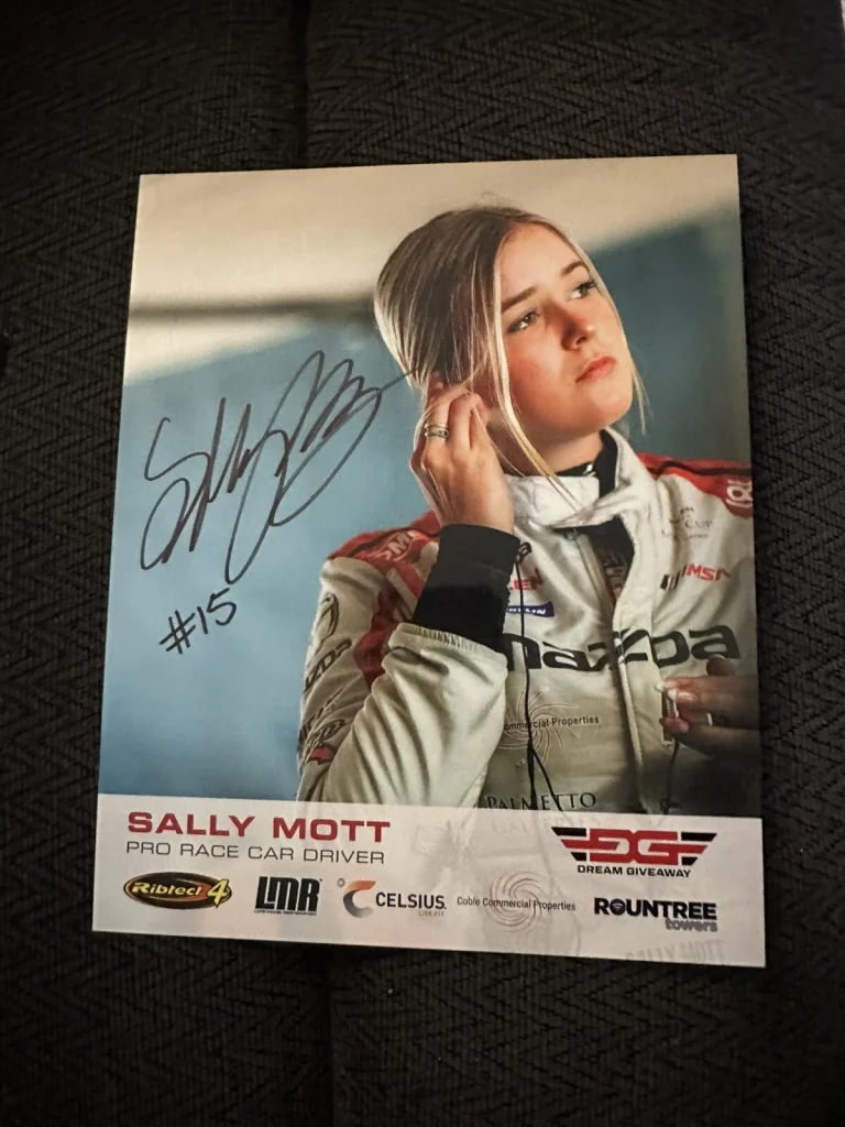 Sally Mott Signed Promo Card 2024 PRI Trade Show Autographed