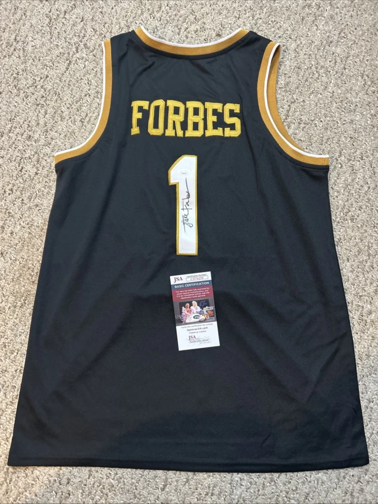 WAKE FOREST DEMON DEACONS- STEVE FORBES SIGNED AUTOGRAPH JERSEY JSA COA COACH