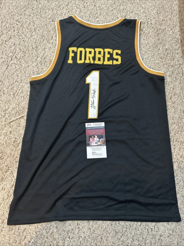 WAKE FOREST DEMON DEACONS- STEVE FORBES SIGNED AUTOGRAPH JERSEY JSA COA COACH