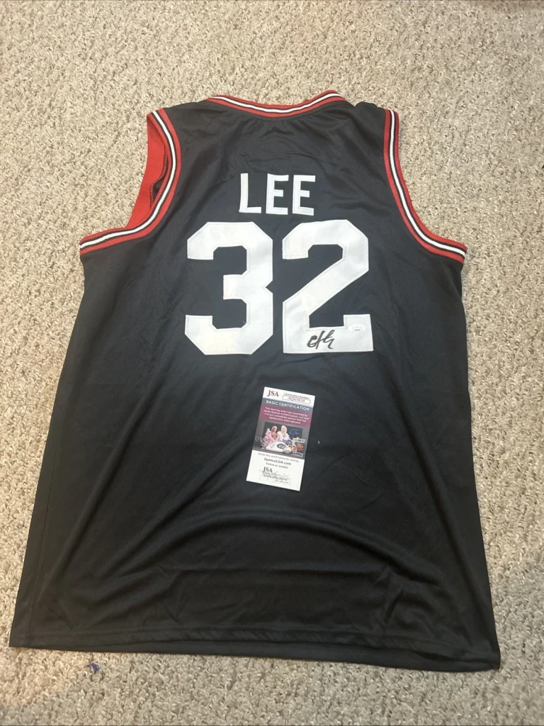 WESTERN KENTUCKY HILLTOPPERS- COURTNEY LEE SIGNED AUTOGRAPH JERSEY JSA COA NBA