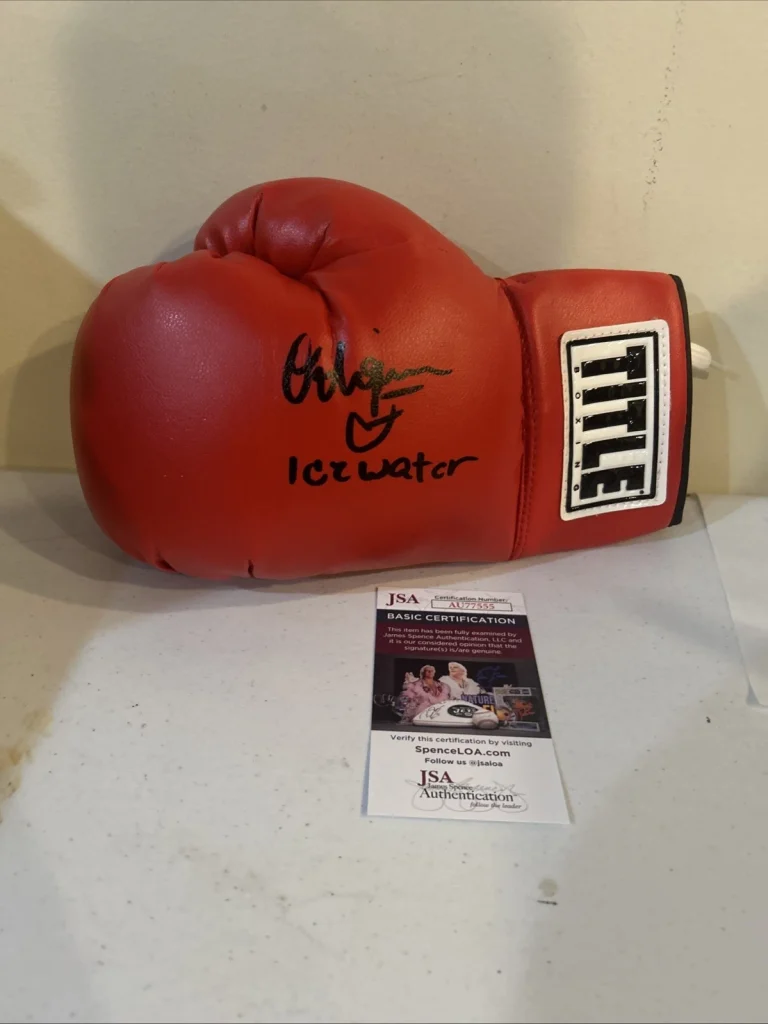 O’SHAQUIE FOSTER SIGNED AUTOGRAPH BOXING GLOVE JSA COA TITLE WBC CHAMP  SHOCK