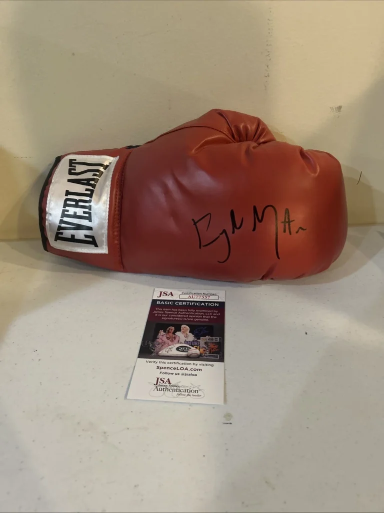 RAYMOND MURATALLA SIGNED AUTOGRAPH BOXING GLOVE JSA CHAMP TITLE BOXER