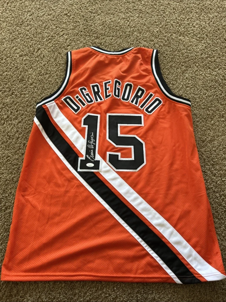 BUFFALO BRAVES- ERNIE DIGREGORIO SIGNED AUTOGRAPH JERSEY JSA COA NBA ROY