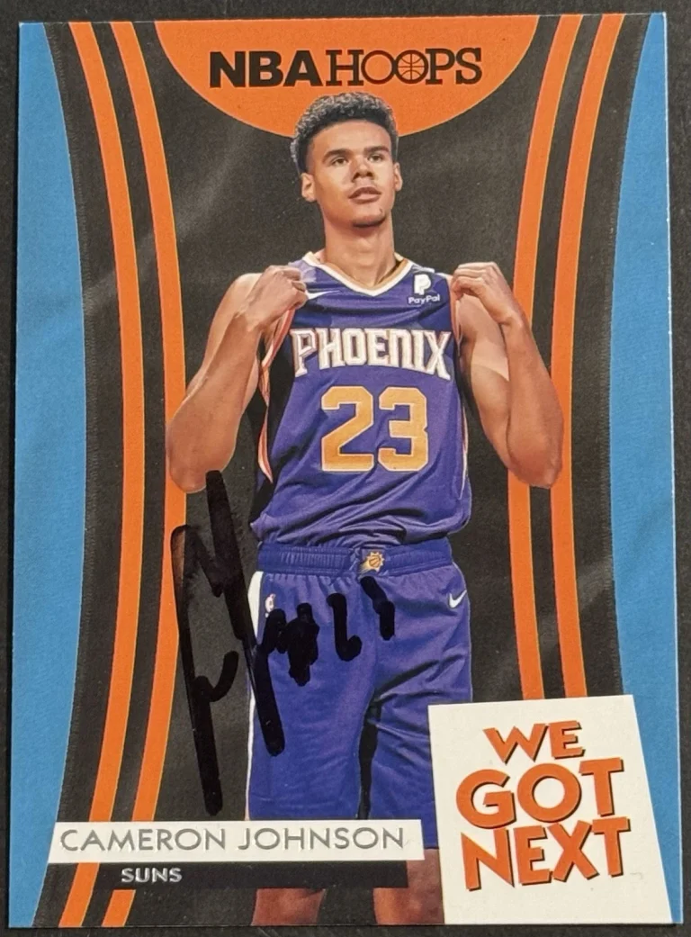 Cameron Johnson Signed 2019-20 NBA Hoops We Got Next Rookie Card BAS Beckett COA